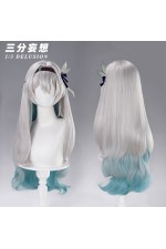 1/3 Delusion Honkai Star Rail Firefly Grey Blue Cosplay Wig